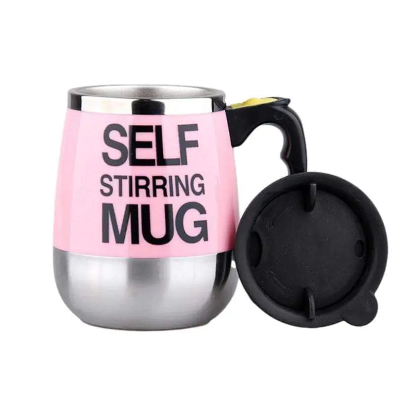 Self Stirring Mug Pink