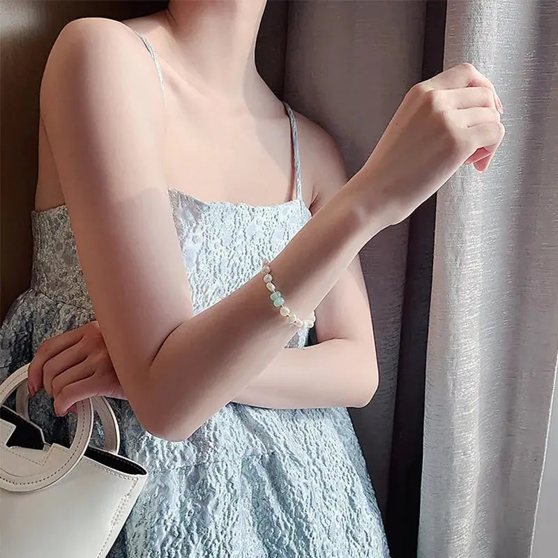 Irregular Imitation Pearl Bracelet for Women