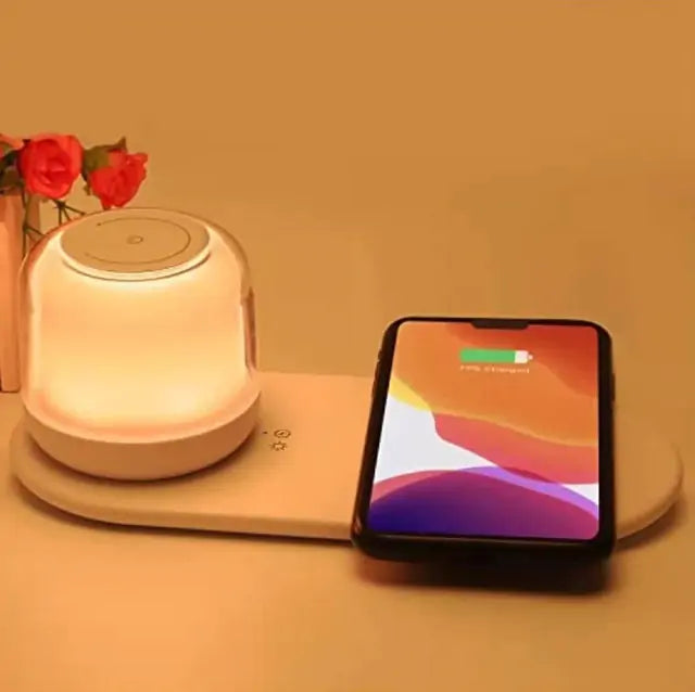 Fast Charger Table Night Lamp Warm Light