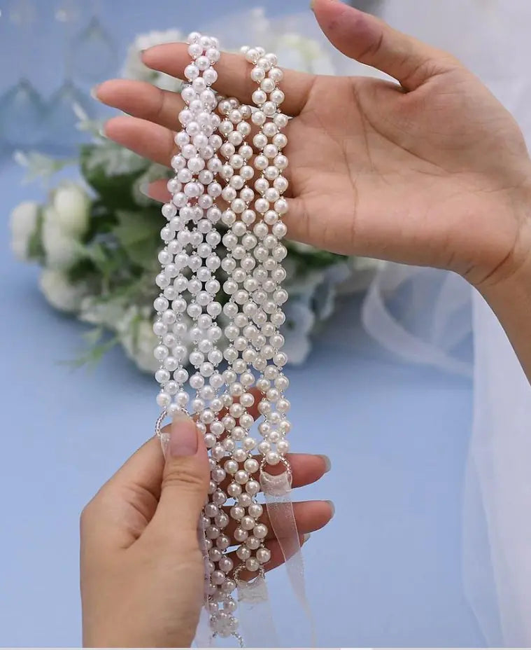 Pearl Bridal Belt