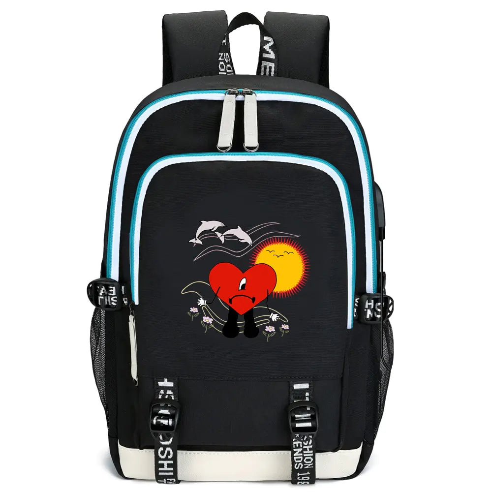 2022 Bad Bunny Capacity Backpack Blue