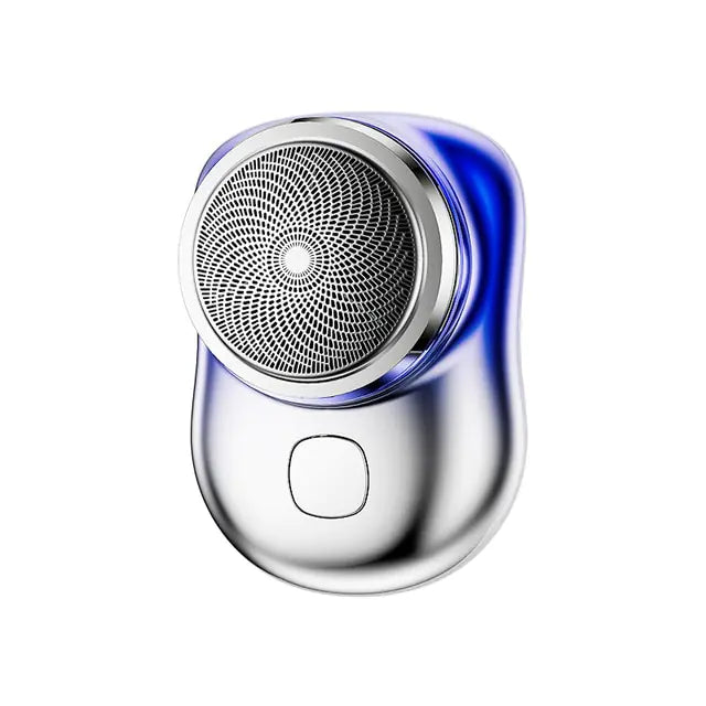 Pocket-Sized Electric Travel Shaver Blue None
