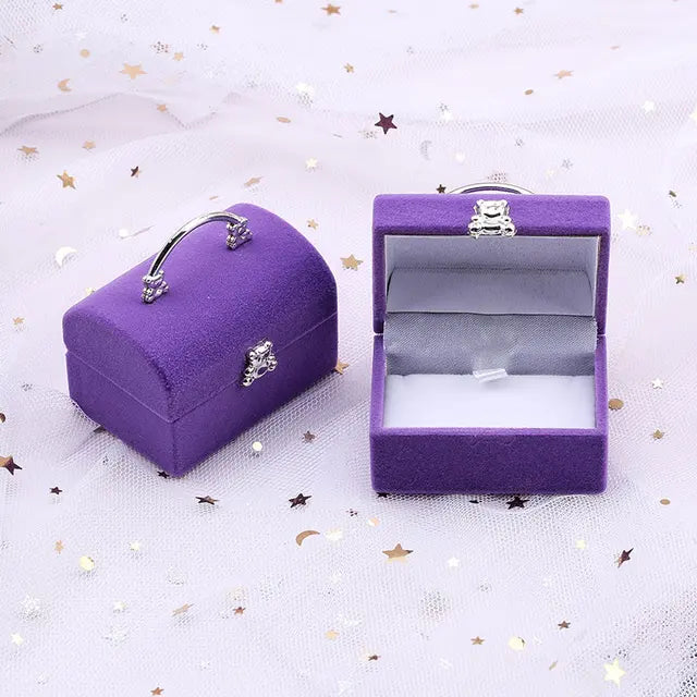 One Piece Velvet Jewelry Box