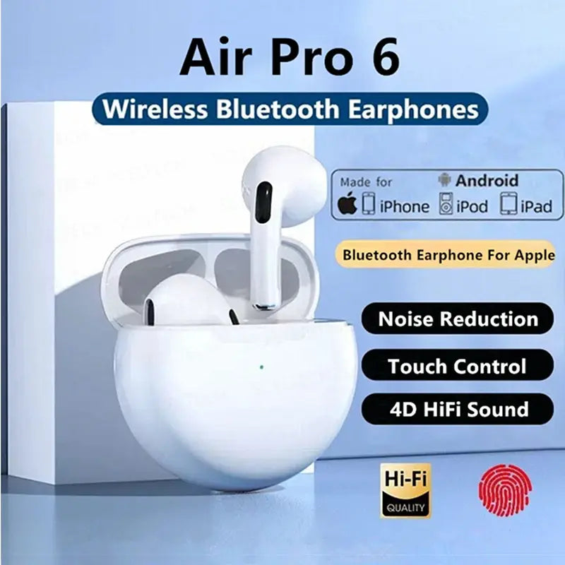 Pro 6 TWS Wireless Earphones