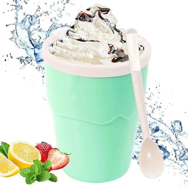 Frosty Smoothie Maker: Quick Freeze Green