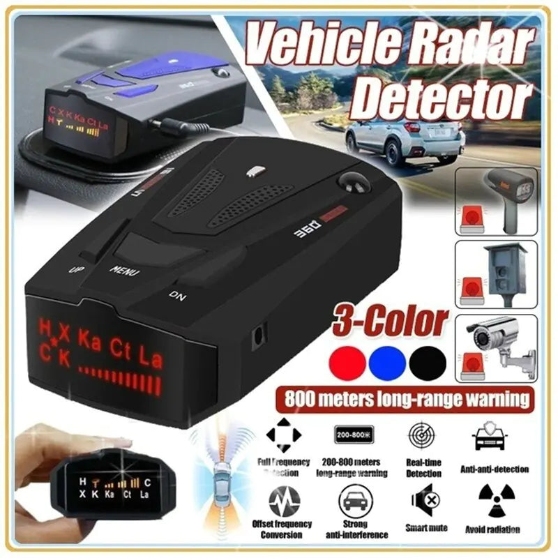 V7 Electronic Car Radar Detector