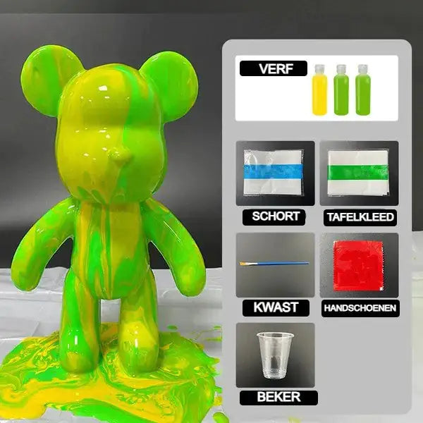 Moshi Bear™ DIY-Bundel Geel/Groen/Groen