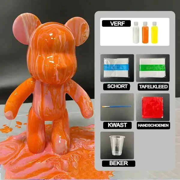 Moshi Bear™ DIY-Bundel Wit/Oranje/Geel