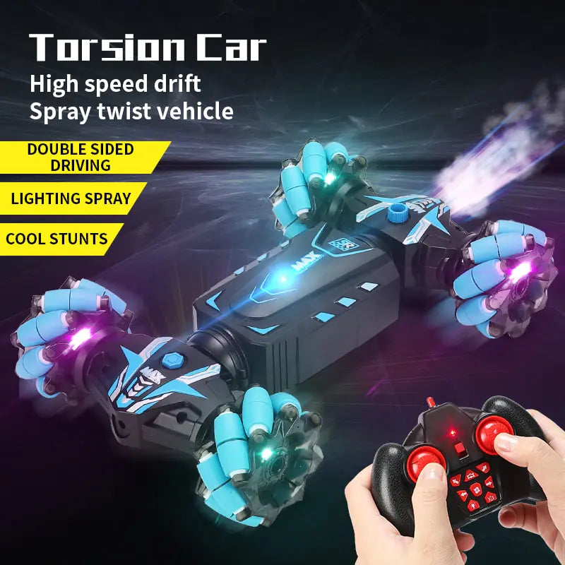 4WD Gesture Sensing Twisting With Lights Stunt Drift Car Controlled Radio Remote