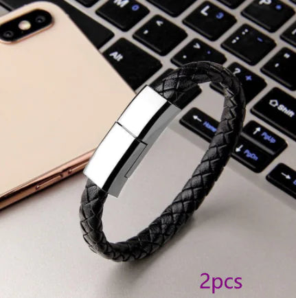 Armbandoplader USB- Bracelet Data Cable