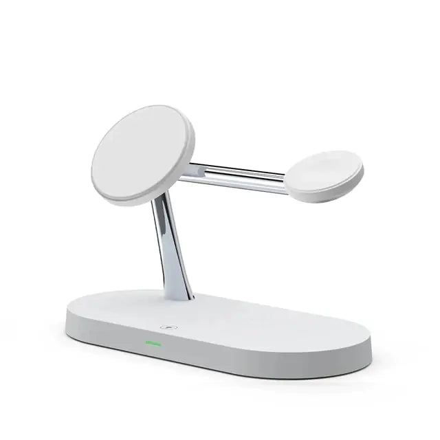 Wireless Charger Stand - Magnetic Charger IPhone and Apple Watch Fast Charging