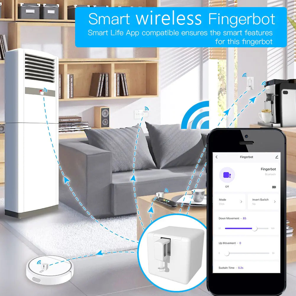Bluetooth-enabled Fingerbot
