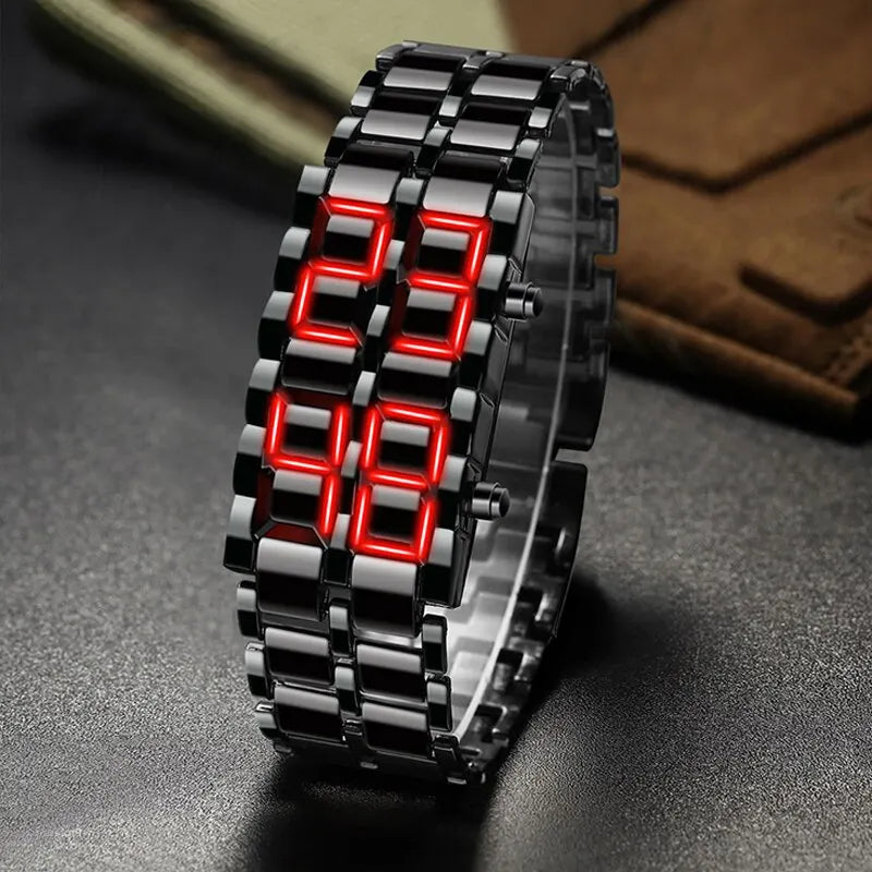Digital Lava Wristwatch for Men