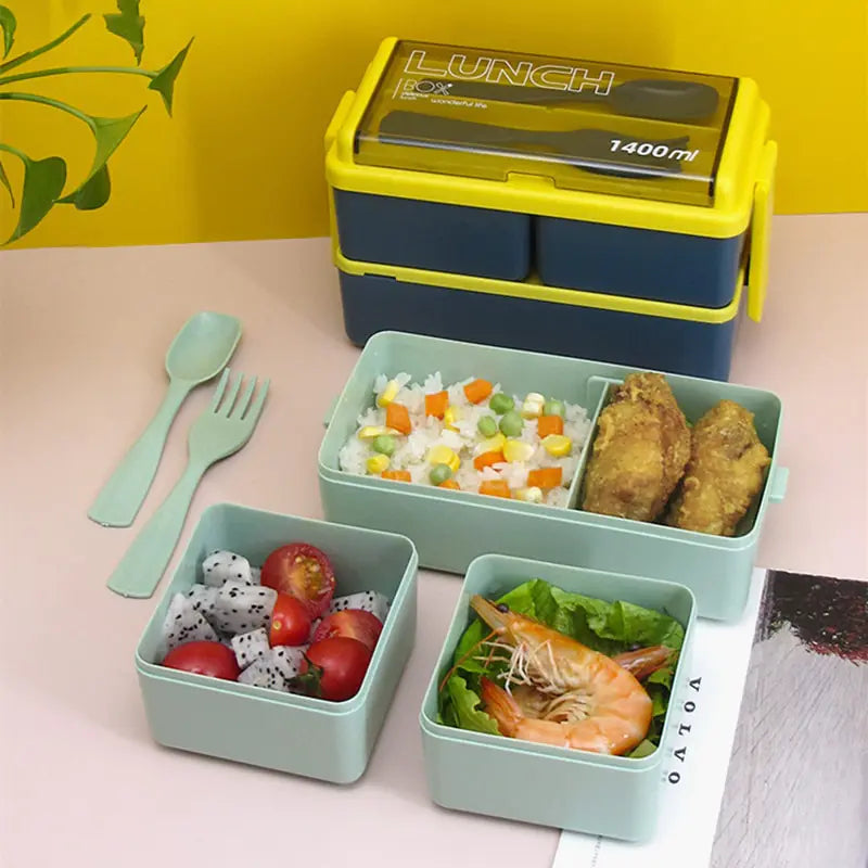 Double Layer Kids Lunch Box