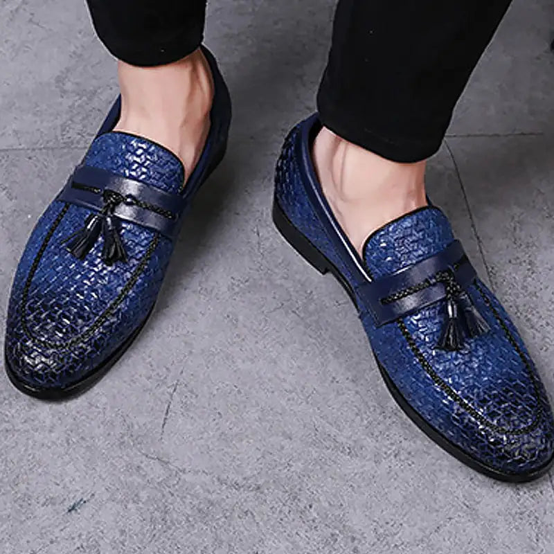 Luxury Italian Style Tassel Leather Loafers