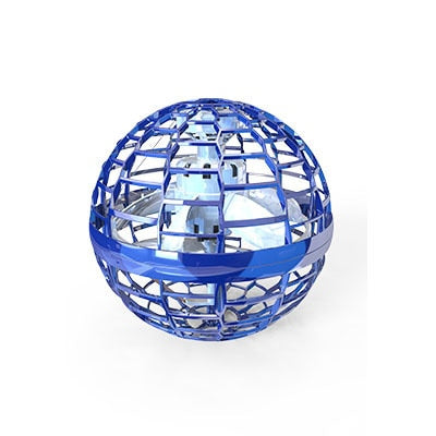 Magic Hoverball LED Flying Spinner Blue