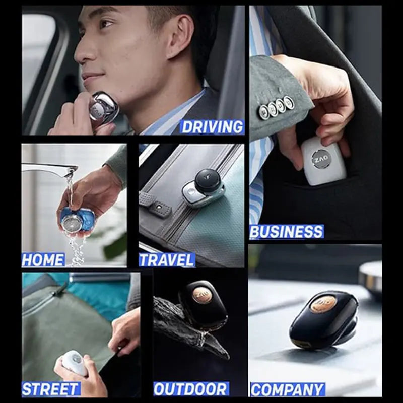 Pocket-Sized Electric Travel Shaver