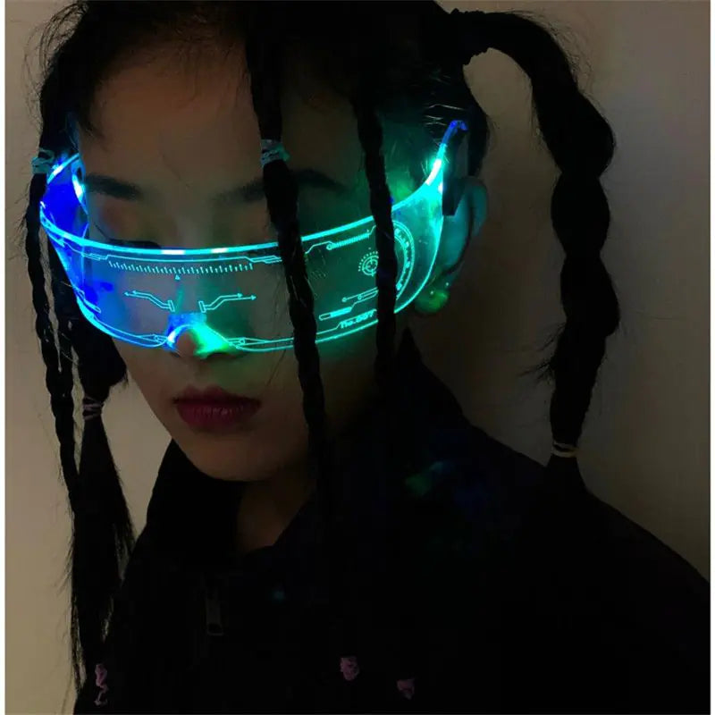 Luminous LED Glasses for Festive Brilliance